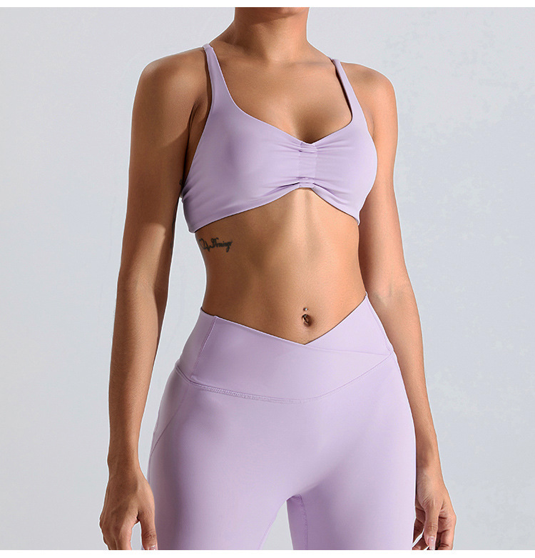 Wholesale Sports Bra Sets - High Impact Cotton/Nylon for Yoga Gym TM0161