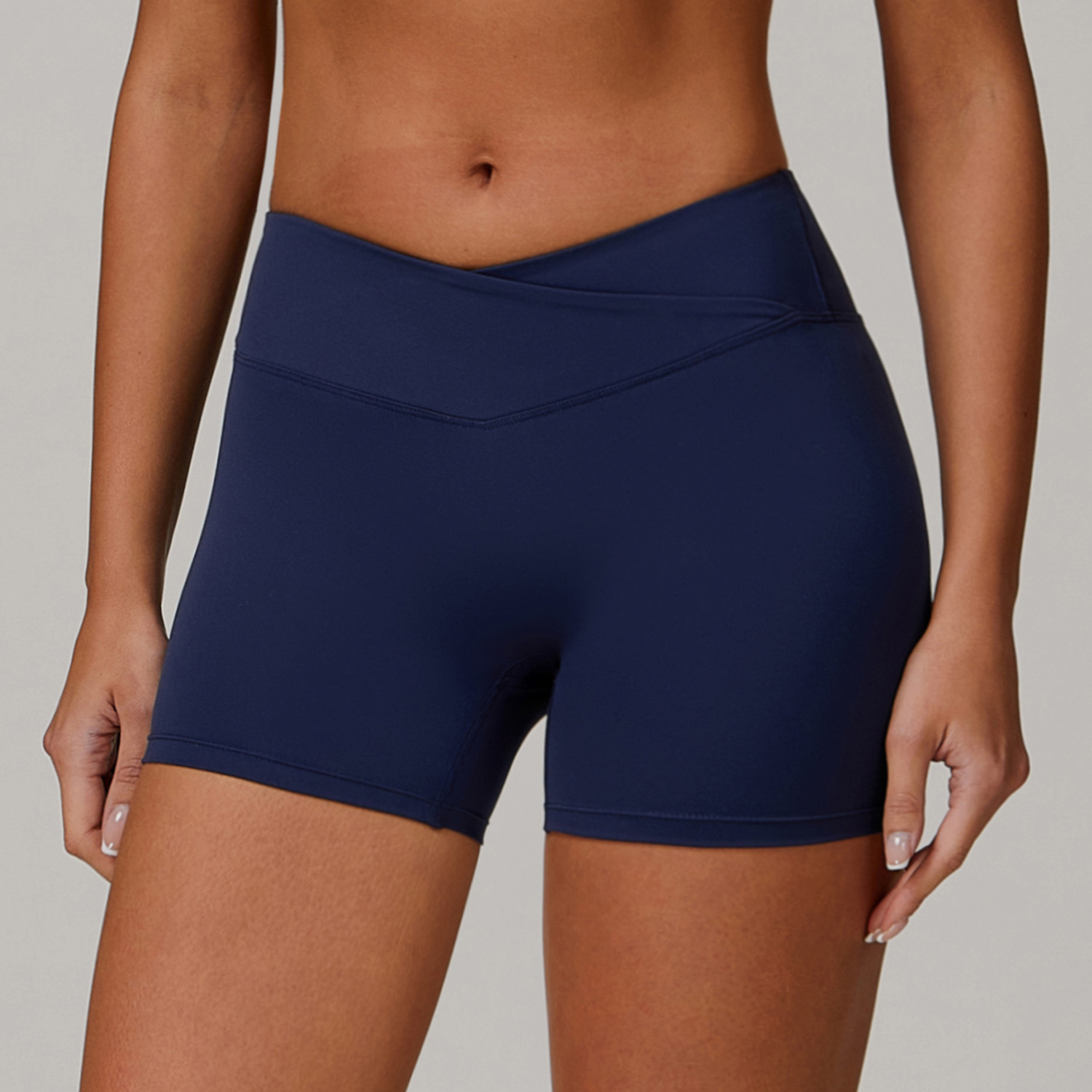  Quick-Drying V-Waisted Best Gym Shorts for Women Custom Workout Wear  DRDK9177
